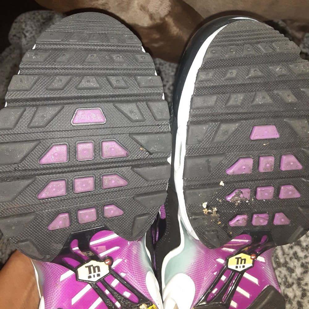Nike Tn Purple and Black